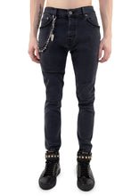 Load image into Gallery viewer, SKINNY-FIT BLACK JEAN
